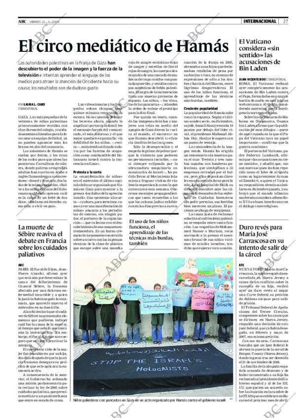 ABC MADRID 21-03-2008 página 27