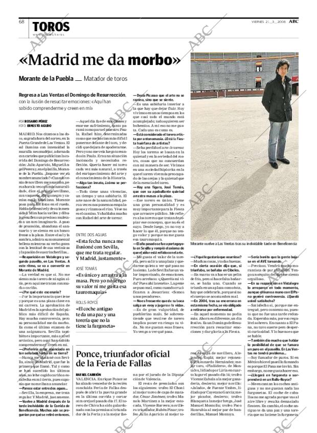 ABC MADRID 21-03-2008 página 68