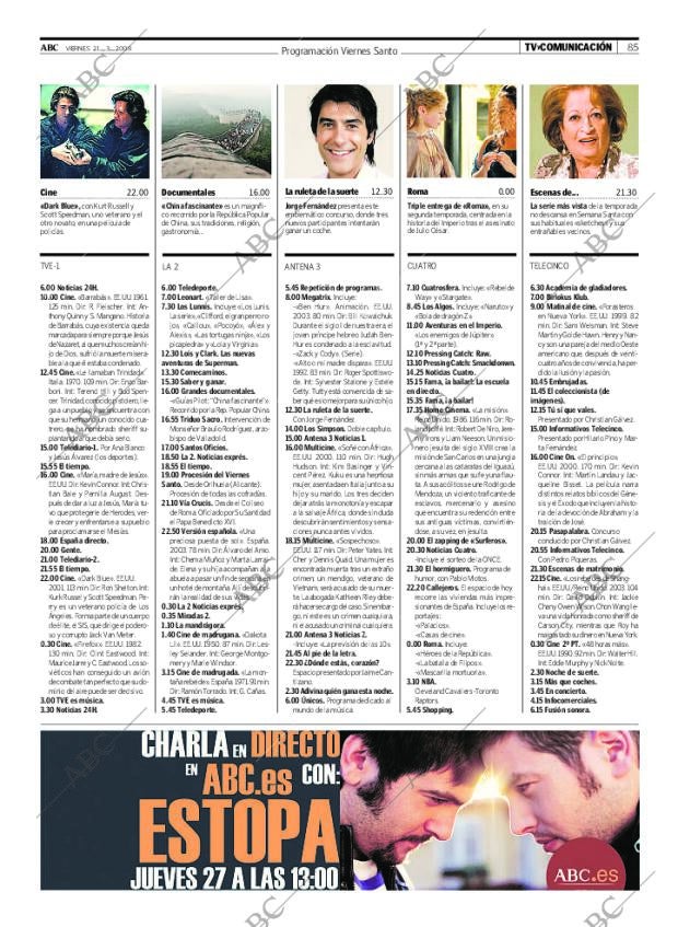 ABC MADRID 21-03-2008 página 85