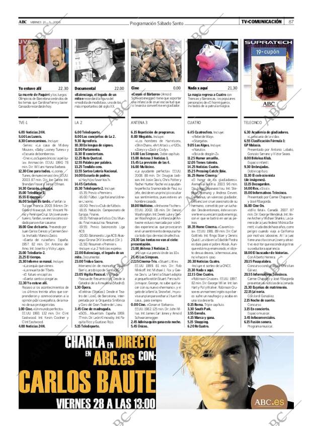ABC MADRID 21-03-2008 página 87