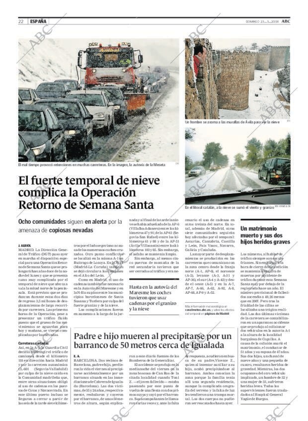 ABC MADRID 23-03-2008 página 22