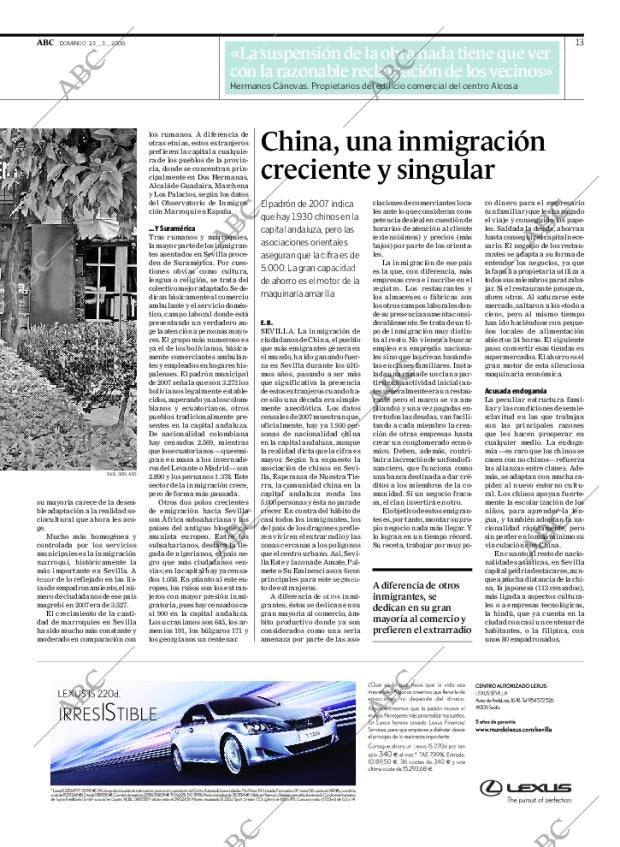 ABC SEVILLA 23-03-2008 página 13