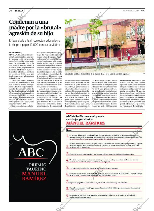 ABC SEVILLA 23-03-2008 página 20