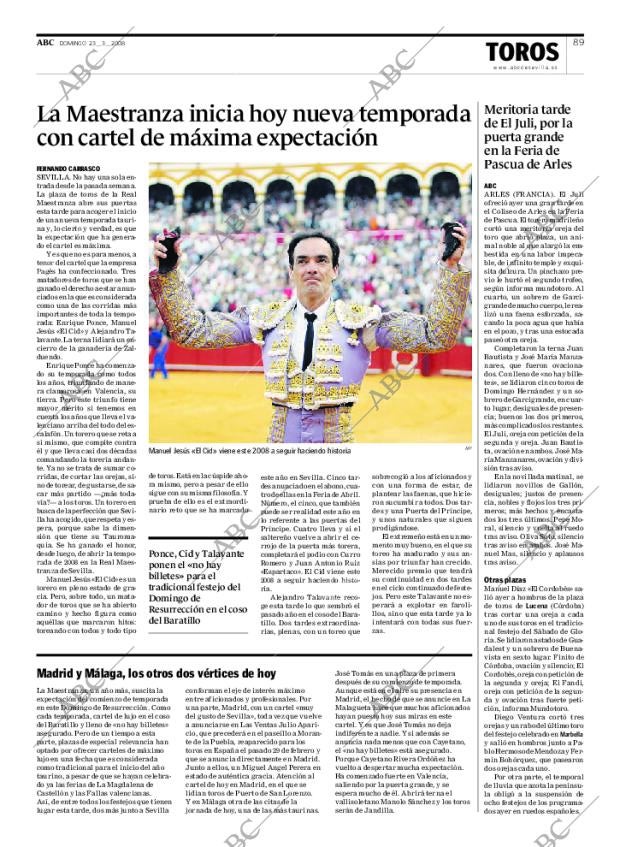 ABC SEVILLA 23-03-2008 página 89