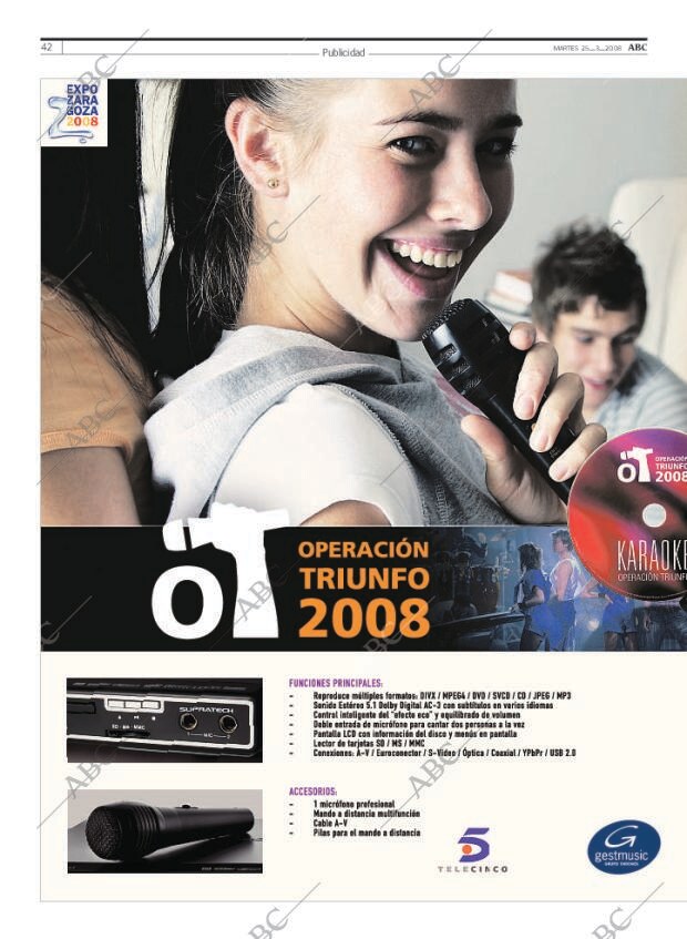 ABC MADRID 25-03-2008 página 42
