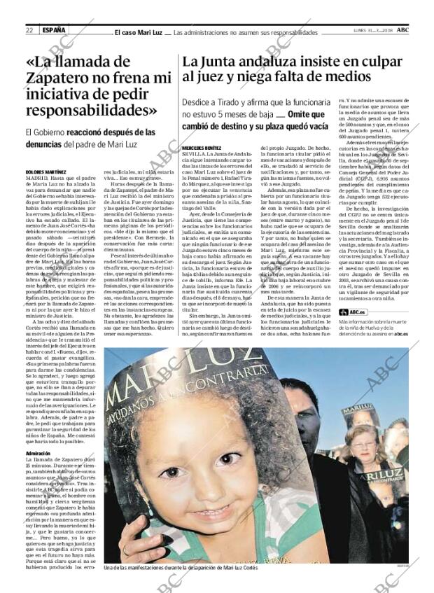 ABC MADRID 31-03-2008 página 22