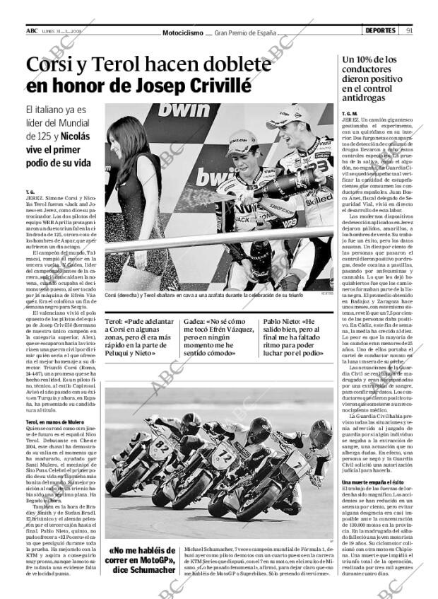 ABC MADRID 31-03-2008 página 91