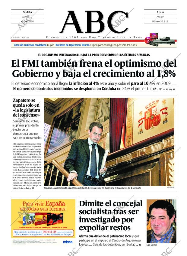 ABC CORDOBA 10-04-2008 página 1