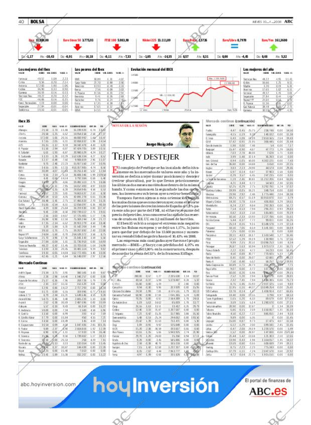 ABC MADRID 10-04-2008 página 40