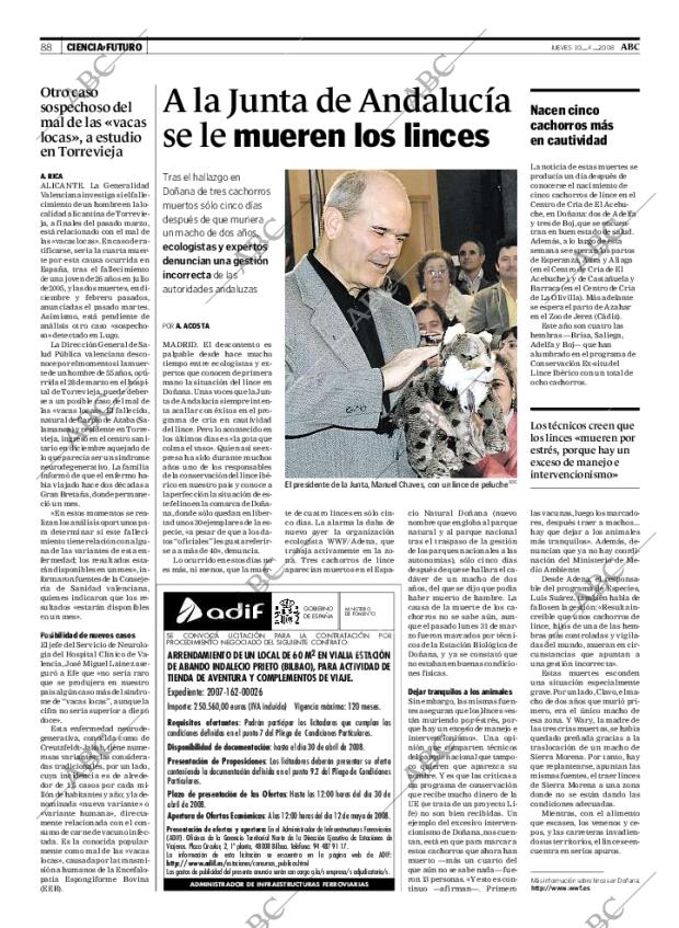ABC MADRID 10-04-2008 página 88