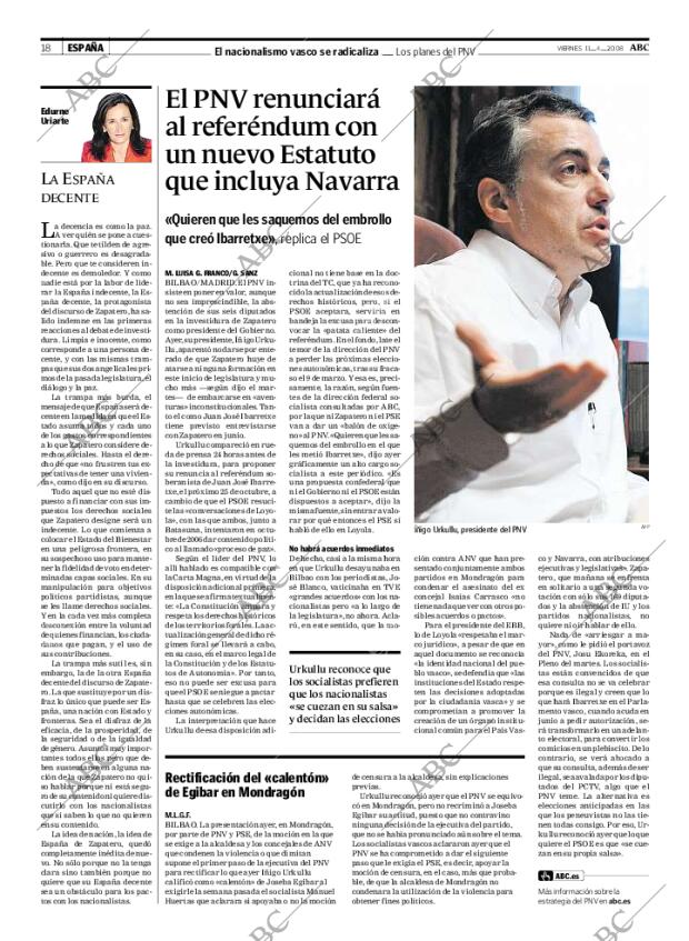 ABC MADRID 11-04-2008 página 18