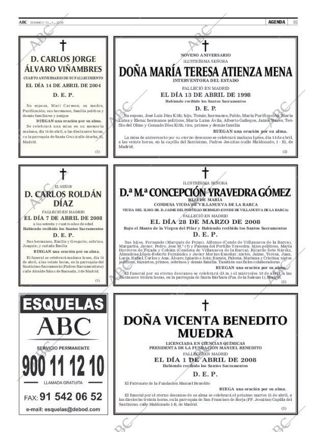 ABC MADRID 13-04-2008 página 81