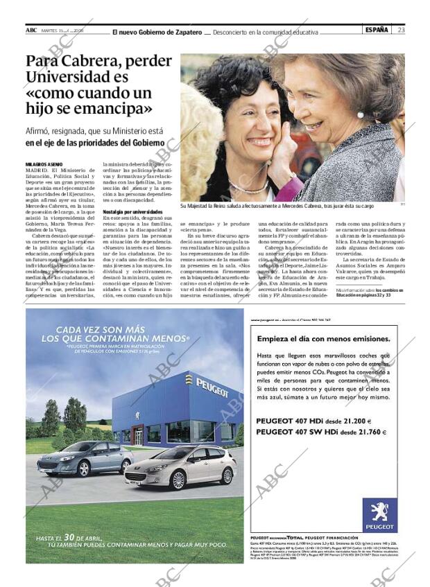 ABC MADRID 15-04-2008 página 23