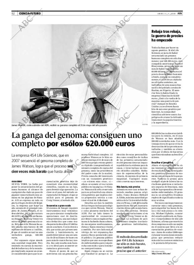 ABC MADRID 17-04-2008 página 92