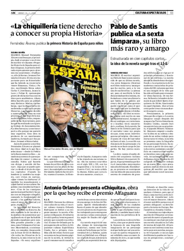ABC MADRID 18-04-2008 página 83