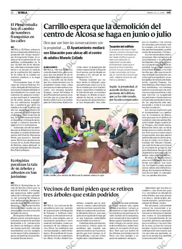 ABC SEVILLA 18-04-2008 página 18