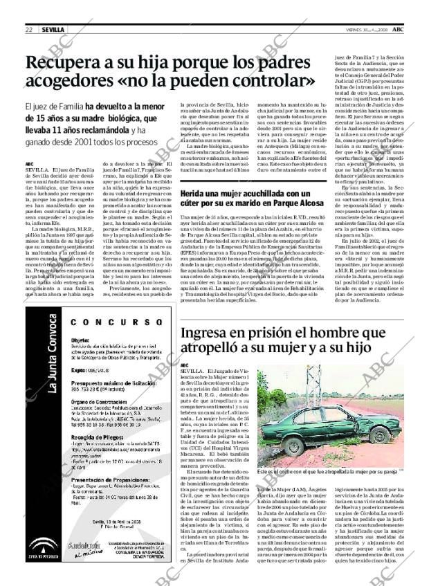 ABC SEVILLA 18-04-2008 página 22