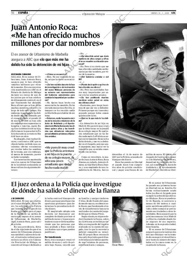 ABC SEVILLA 18-04-2008 página 56