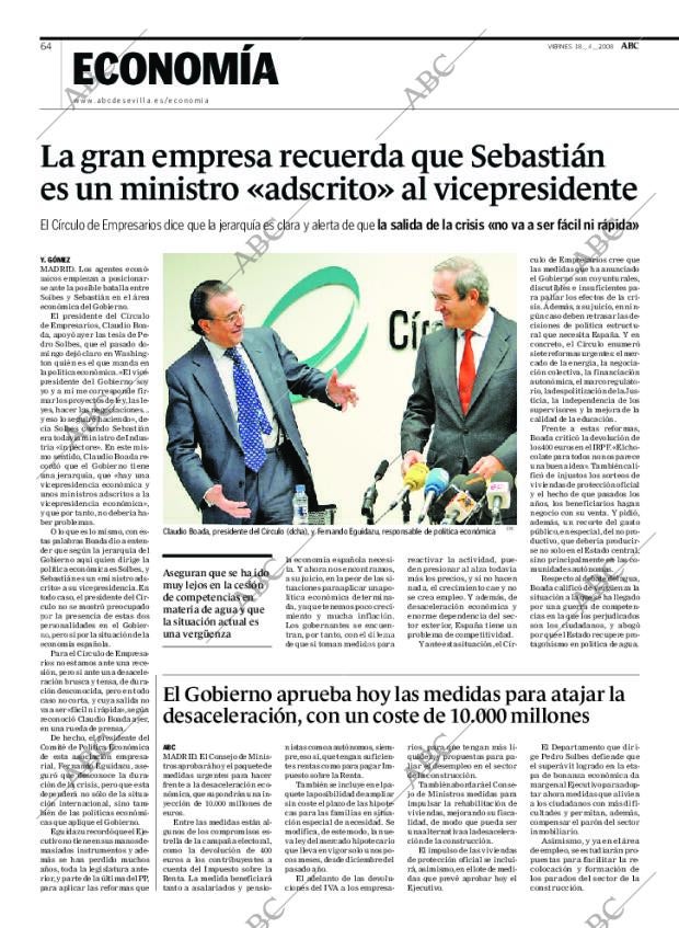 ABC SEVILLA 18-04-2008 página 64