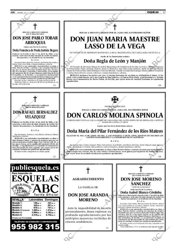 ABC SEVILLA 18-04-2008 página 87