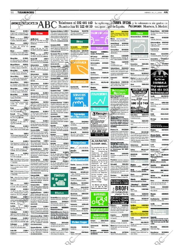 ABC SEVILLA 18-04-2008 página 90