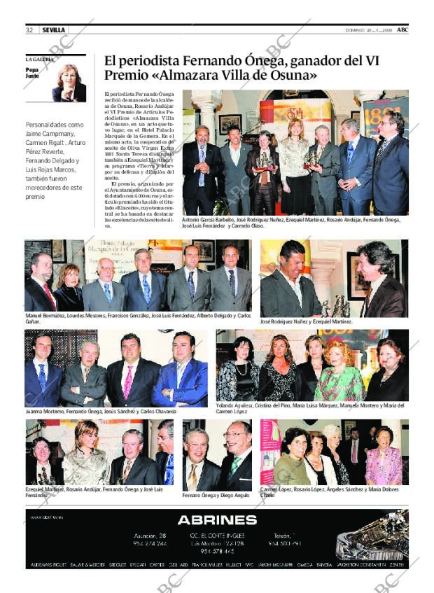 ABC SEVILLA 20-04-2008 página 32