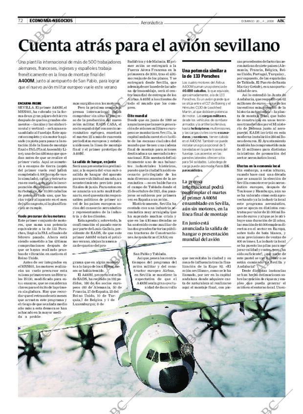 ABC SEVILLA 20-04-2008 página 72