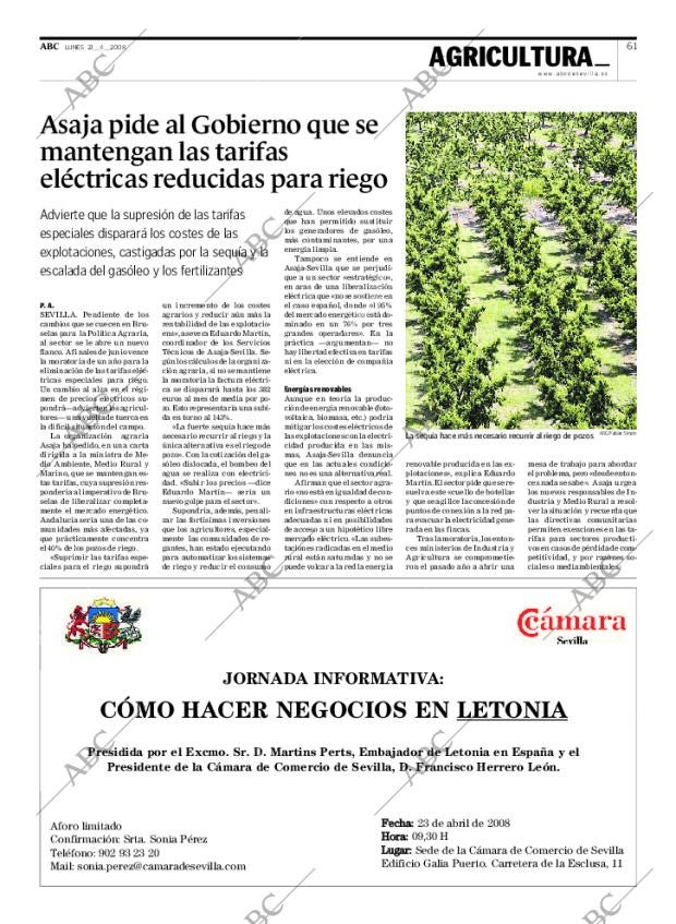 ABC SEVILLA 21-04-2008 página 61