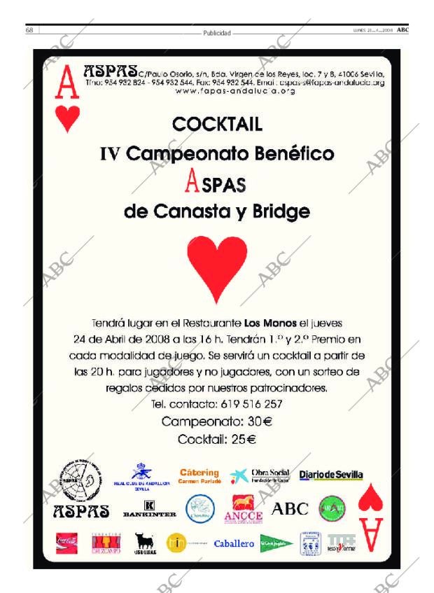 ABC SEVILLA 21-04-2008 página 68
