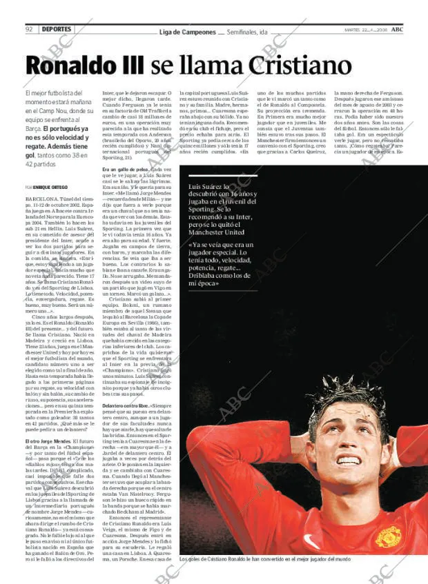 ABC MADRID 22-04-2008 página 92