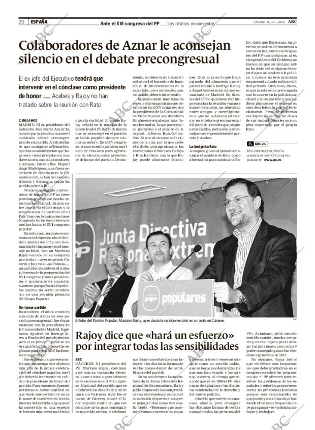 ABC MADRID 26-04-2008 página 20