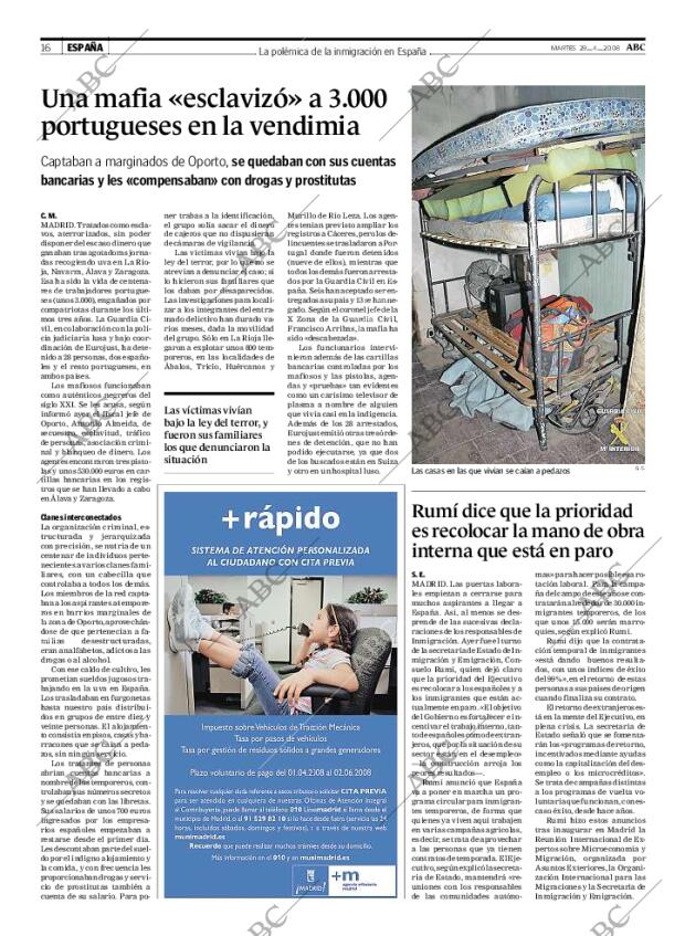 ABC MADRID 29-04-2008 página 16