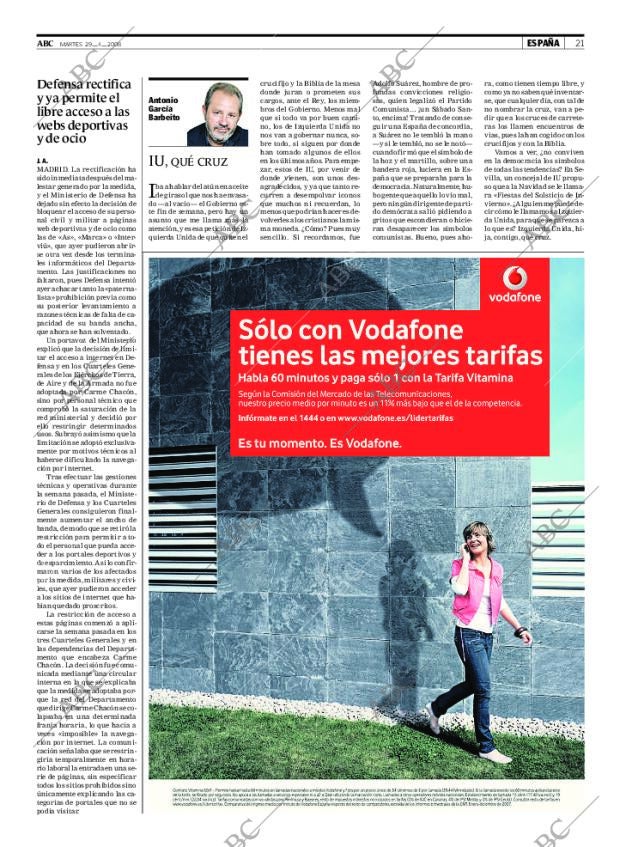 ABC MADRID 29-04-2008 página 21