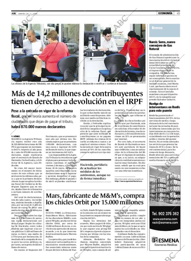 ABC MADRID 29-04-2008 página 45