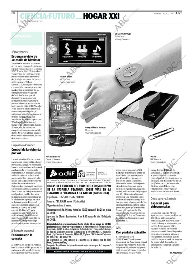 ABC MADRID 29-04-2008 página 88