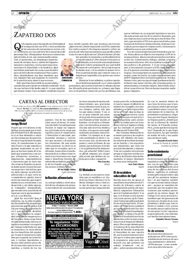 ABC MADRID 30-04-2008 página 12