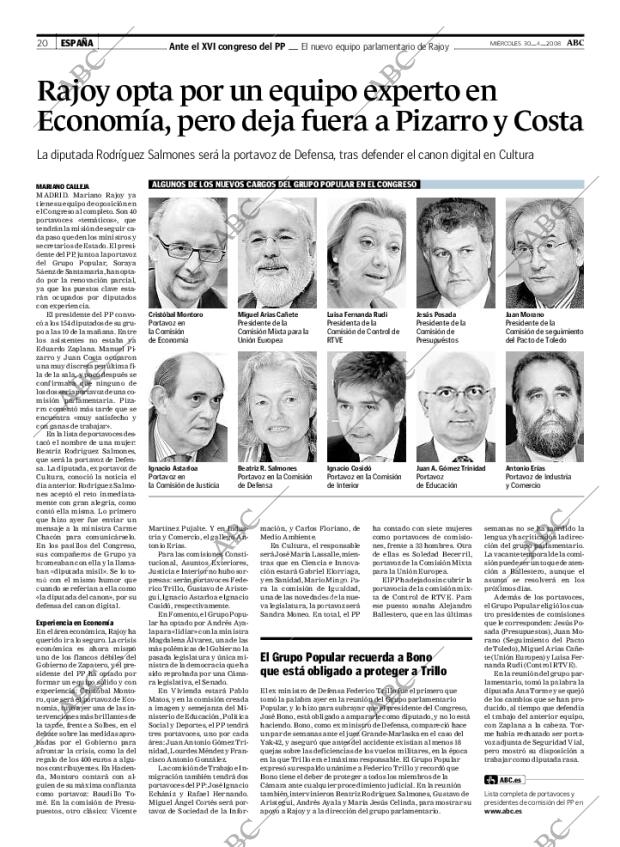 ABC MADRID 30-04-2008 página 20