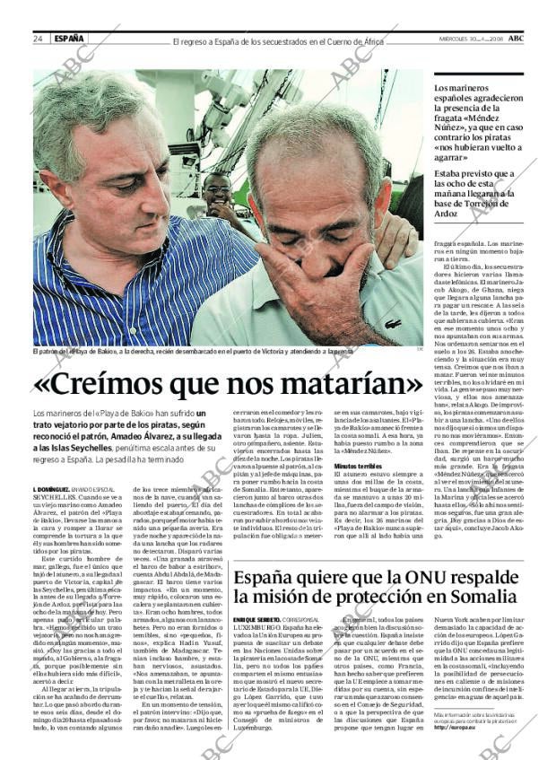 ABC MADRID 30-04-2008 página 24