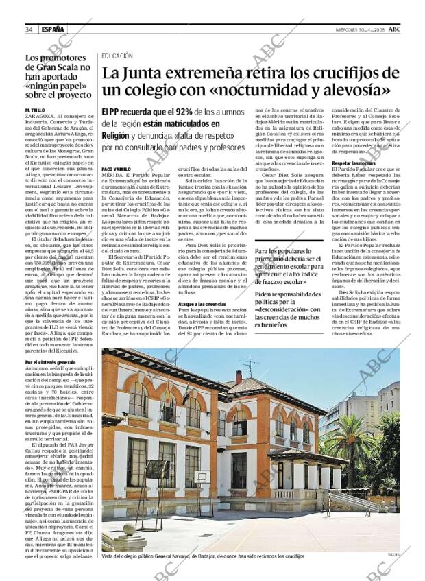 ABC MADRID 30-04-2008 página 34