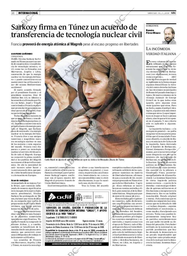 ABC MADRID 30-04-2008 página 38