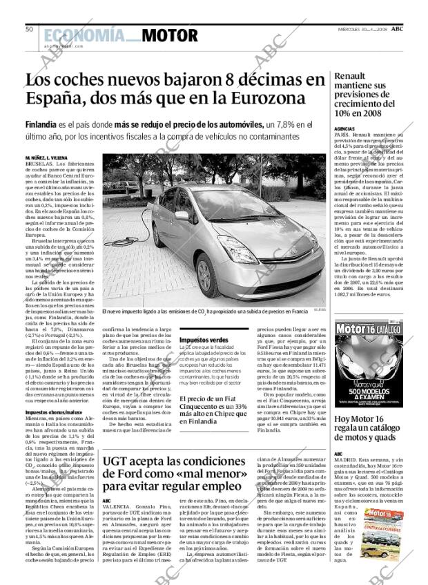 ABC MADRID 30-04-2008 página 50