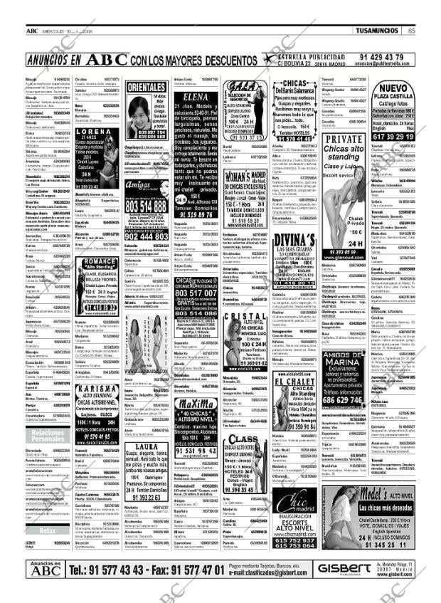 ABC MADRID 30-04-2008 página 85