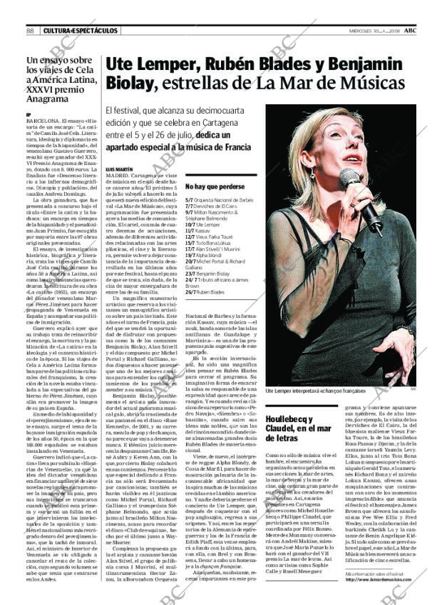 ABC MADRID 30-04-2008 página 88