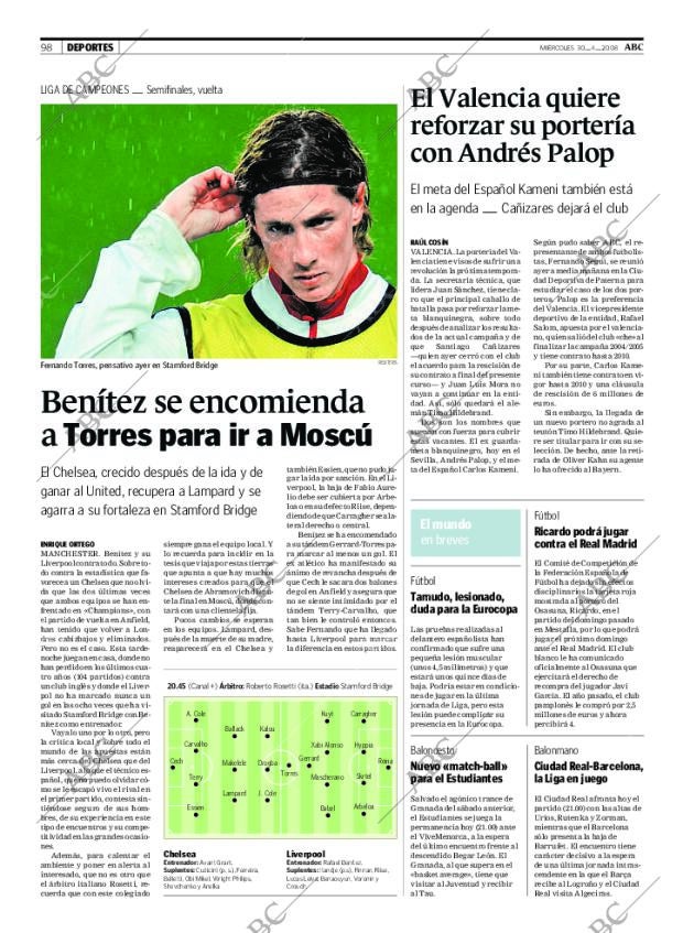 ABC MADRID 30-04-2008 página 98