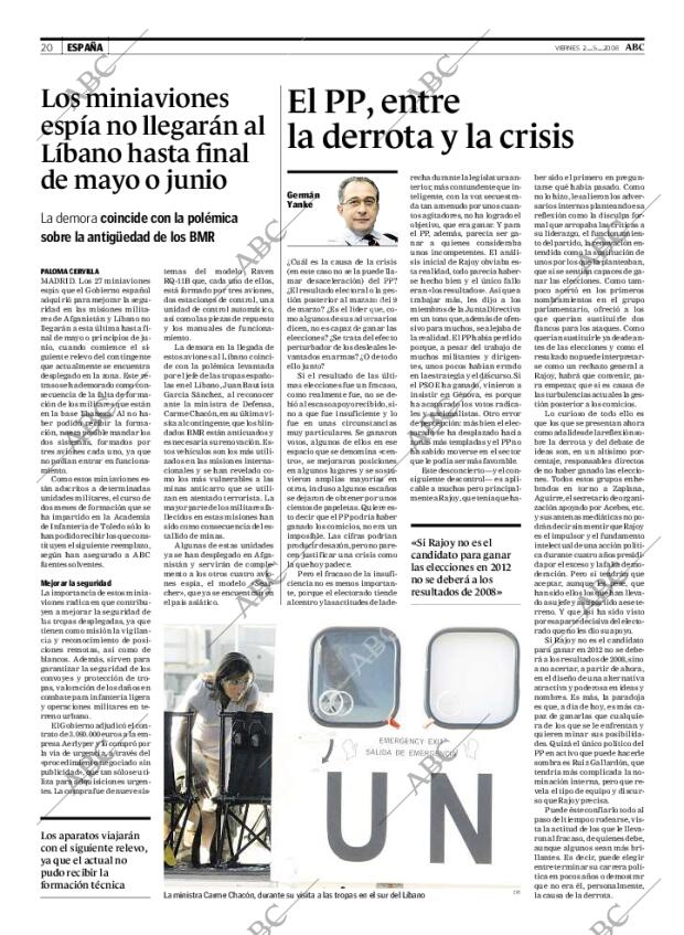 ABC MADRID 02-05-2008 página 20