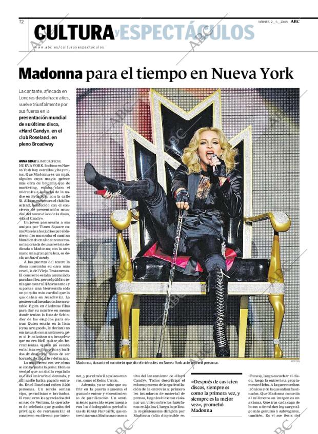ABC MADRID 02-05-2008 página 72