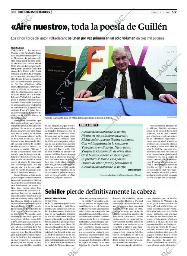 ABC MADRID 04-05-2008 página 100