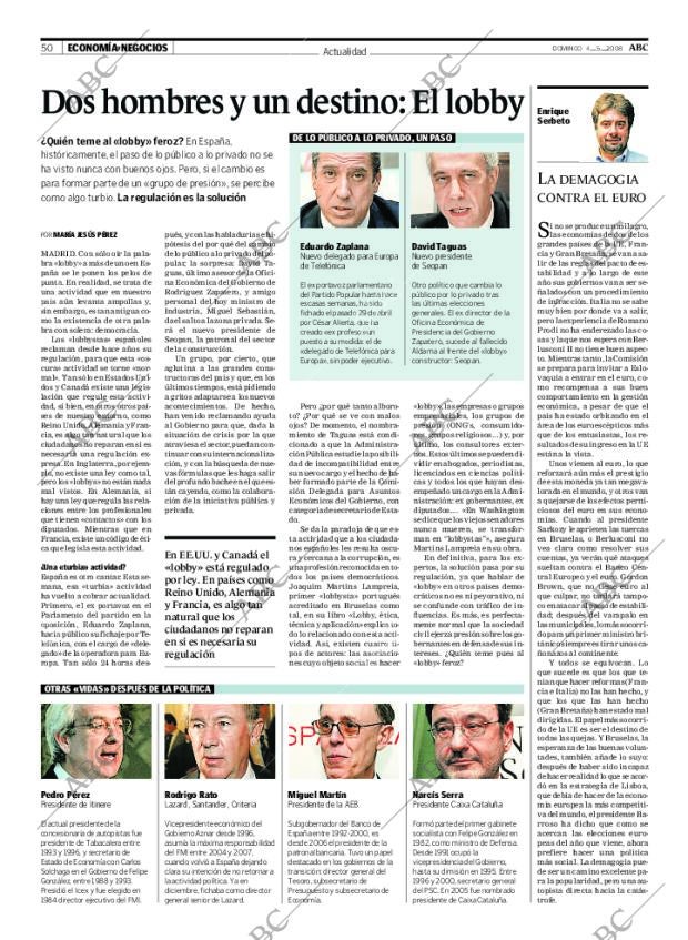 ABC MADRID 04-05-2008 página 50
