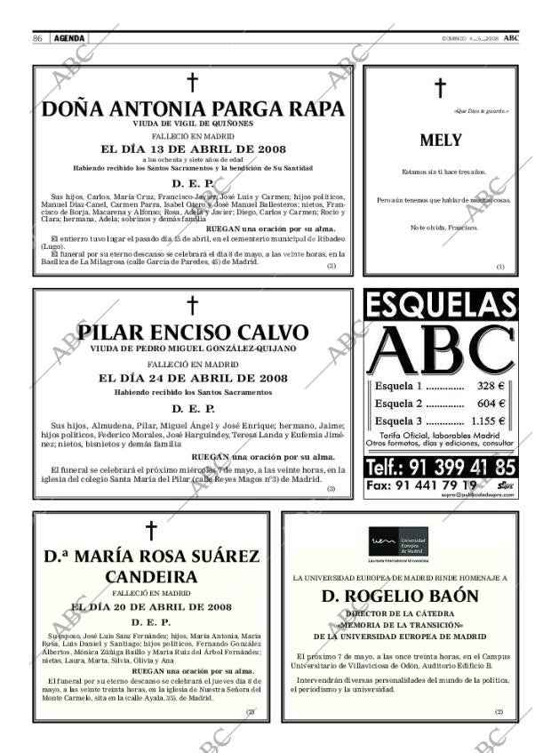 ABC MADRID 04-05-2008 página 86