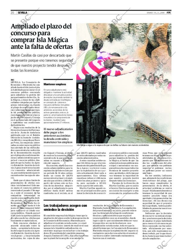 ABC SEVILLA 10-05-2008 página 20